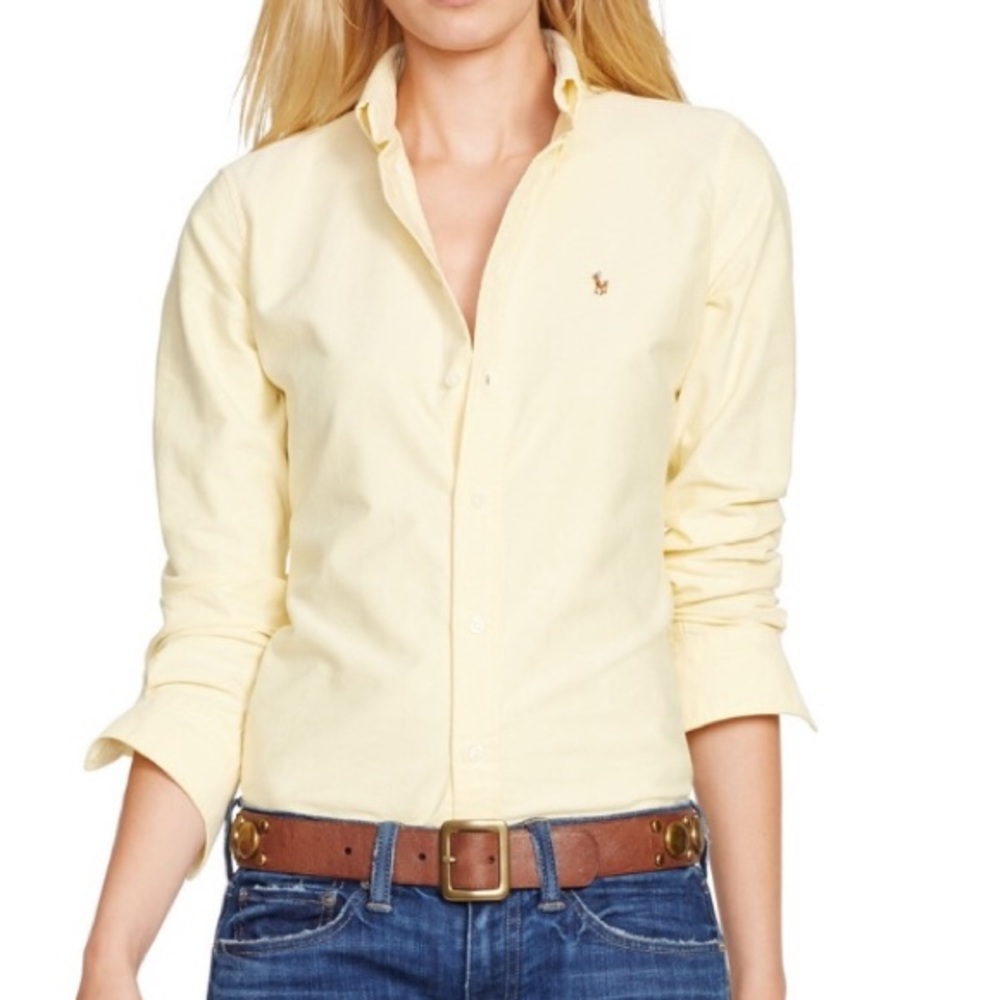 Ralph Lauren yellow button up